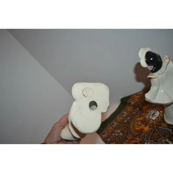 Vintage 1950s Statues Asian Couple Florence Ceramics Pasadena